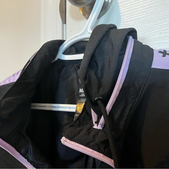 By Samii Ryan Goodbye Japan Black&lavender Windbreaker - Picture 2 of 7